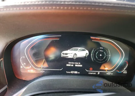 2021 BMW 740 I из США, поврежденный, VIN WBA7T2C08MCE56488